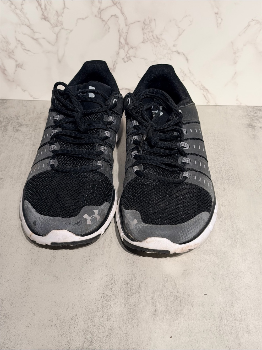Under Armour Black and Gray Training Sneakers